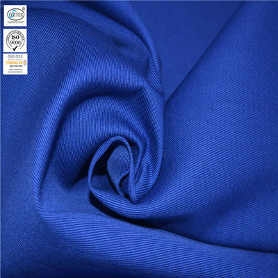 Blue High Tenacity CN 88% Cotton 12% Fire Retardant Nylon Fabric